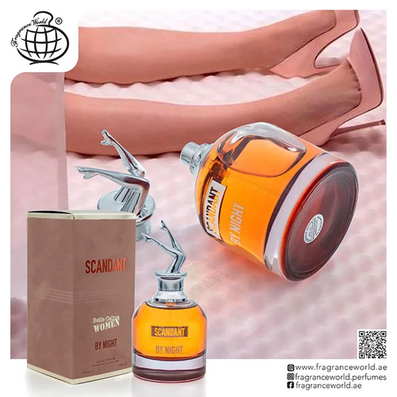 ادکلن زنانه فراگرانس ورد مدل اسکندل بای نایت