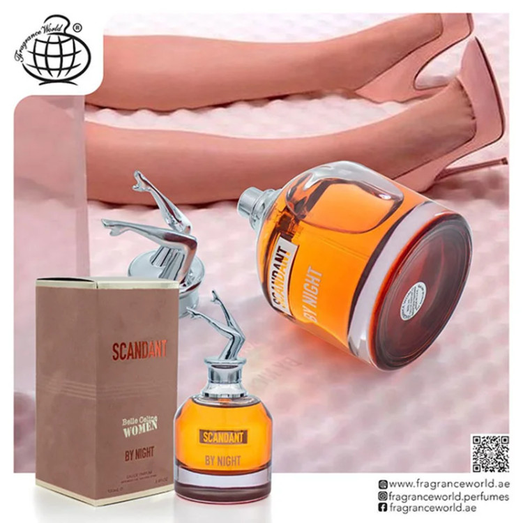ادکلن زنانه فراگرانس ورد مدل اسکندل بای نایت