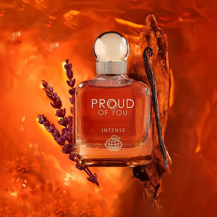 عطر ادکلن پرود آف یو اینتنس فرگرانس ورد 100میل رایحه جورجیو آرمانی استرانگ ویت یو اینتنسلی